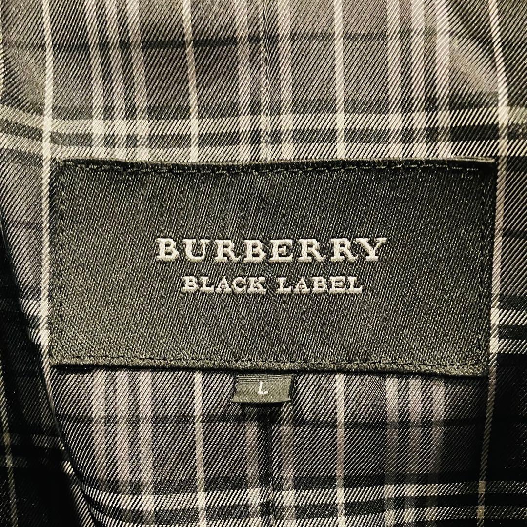 （交渉中）BURBERRY BLACK LABEL ネイビー　size L