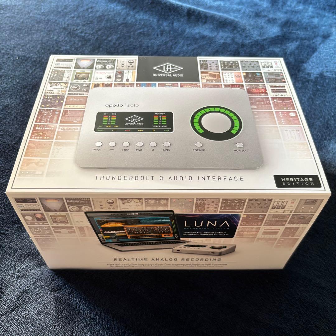 Apollo Solo Thunderbolt 3 オーディオインターフェイス