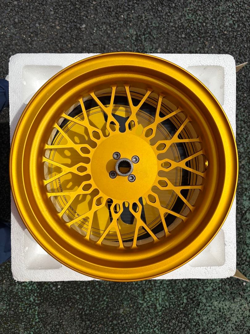 シグナスX4.5型 XR-14 BWS-R 鍛造ホイールリア ゴールド