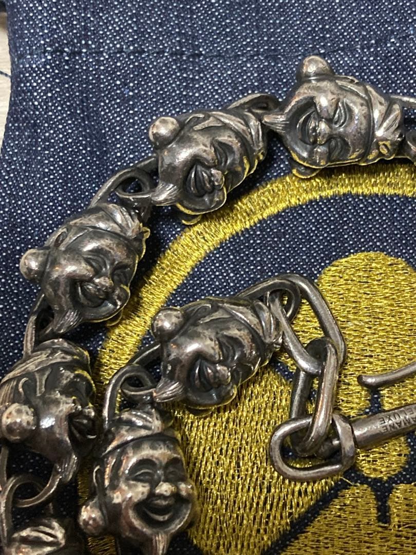 最終値下げ　エヴィス　ウォレットチェーン　美品