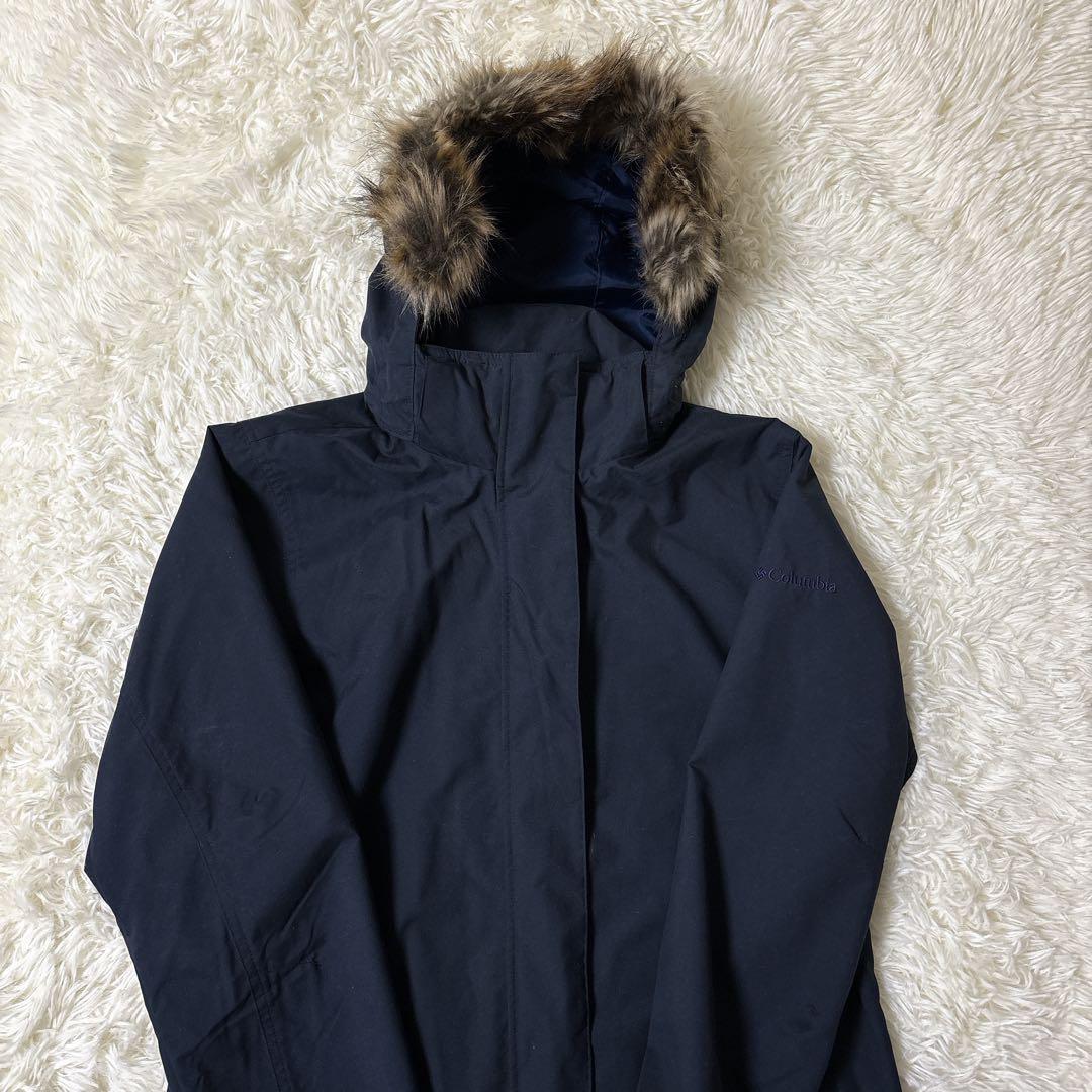 コロンビア 3WAY INTERCHANGE ロングコート 防寒 ファー L