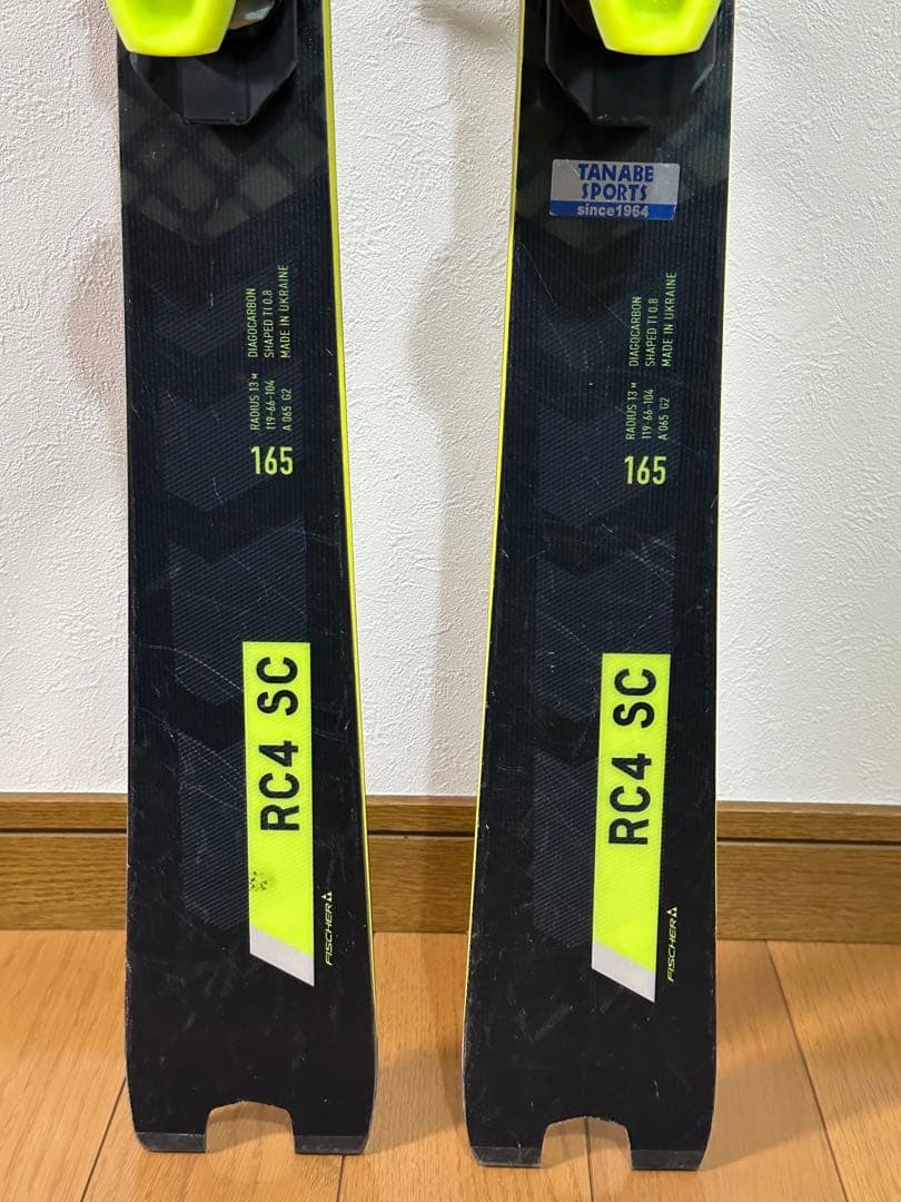FISCHER フィッシャー スキー板 RC4 SC 165cm