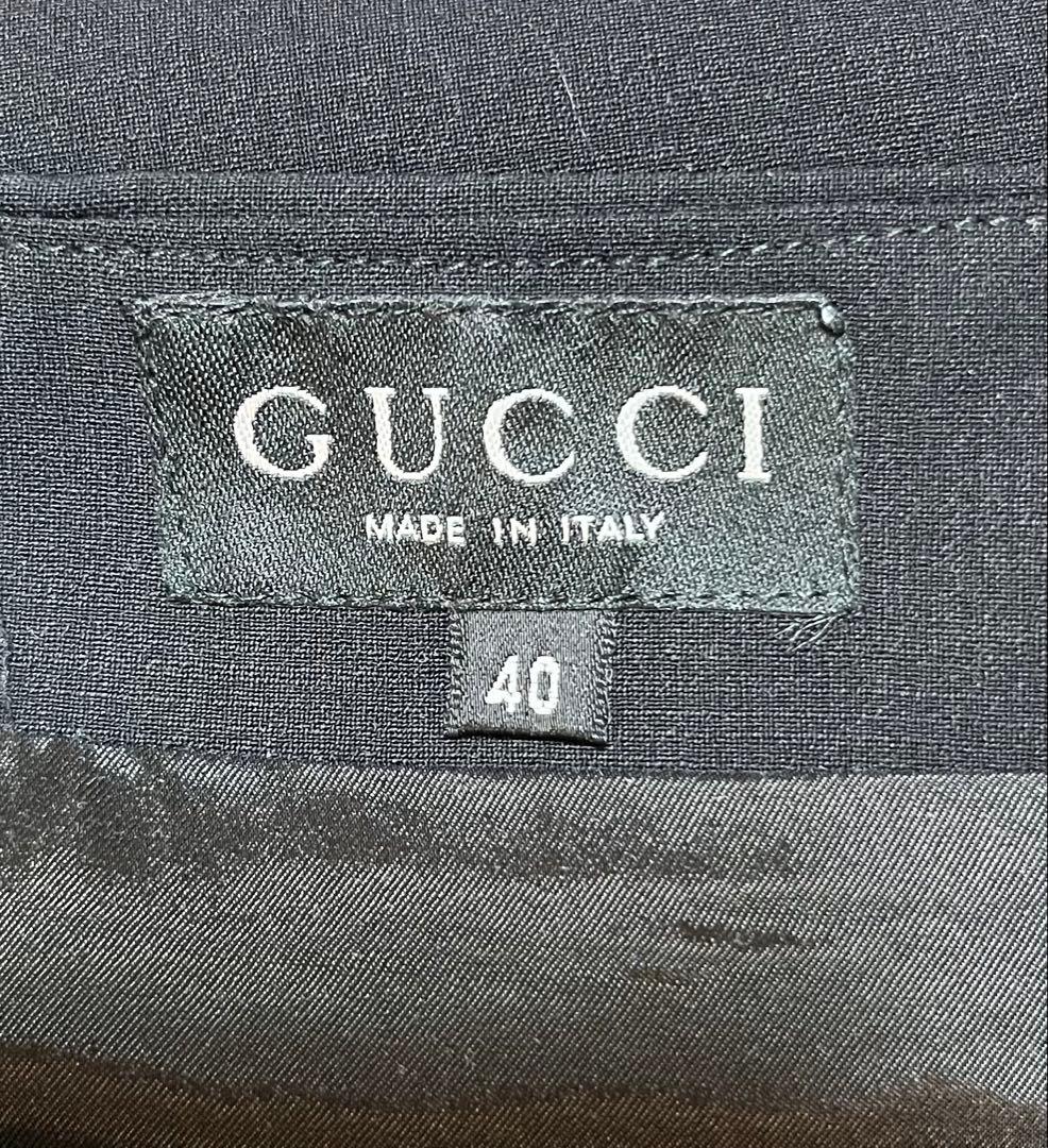 GUCCI ラップタイトスカート ベルト付き