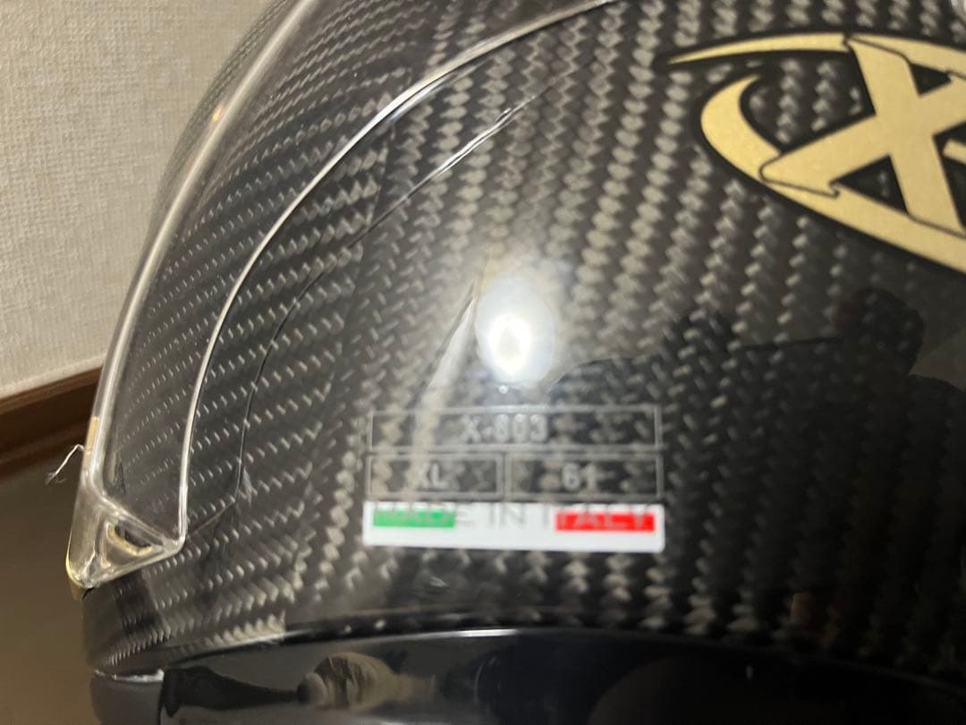 X-803 RS ゴールデンエディション ウルトラカーボン　XLサイズ
