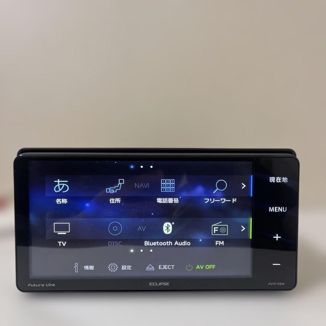 エクリプスナビゲーション AVN-R8W 非常に良い地図 2017