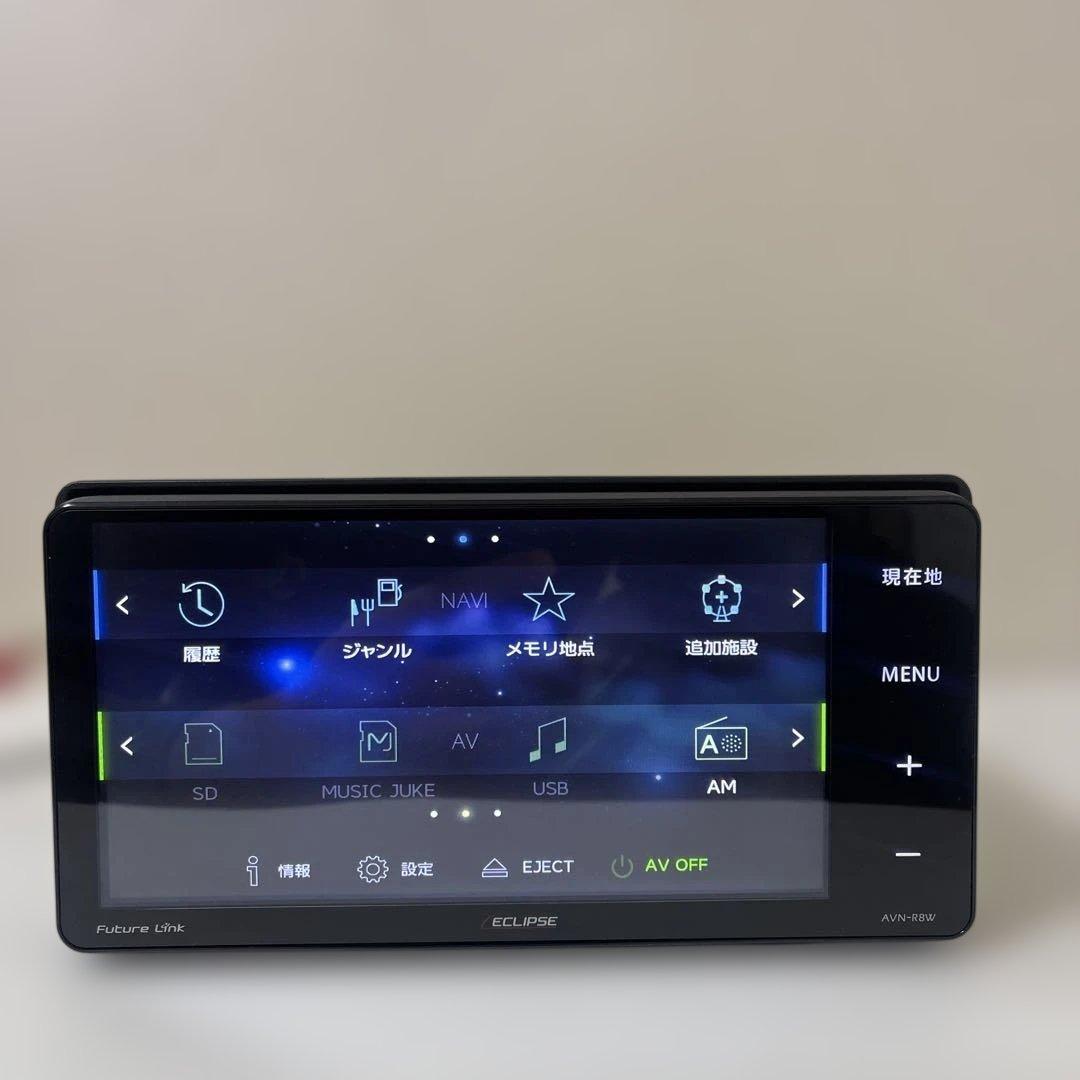 エクリプスナビゲーション AVN-R8W 非常に良い地図 2017