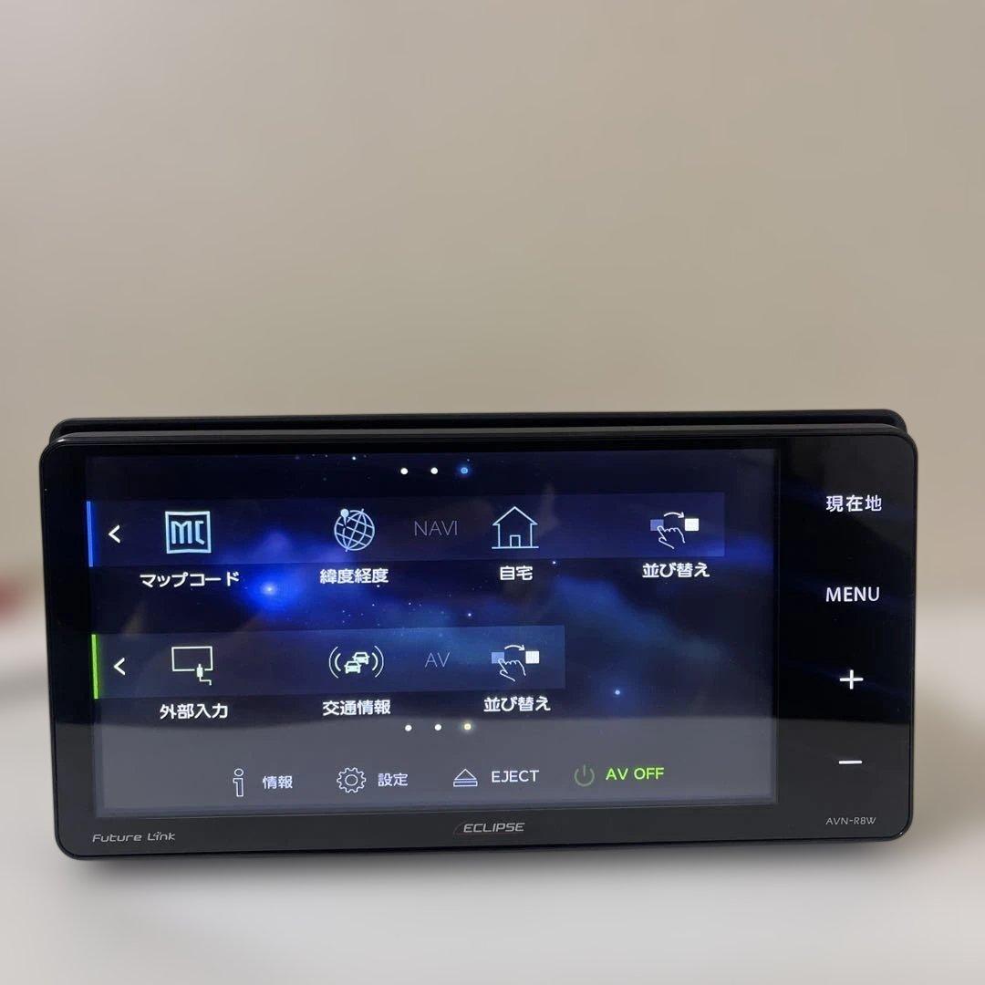 エクリプスナビゲーション AVN-R8W 非常に良い地図 2017