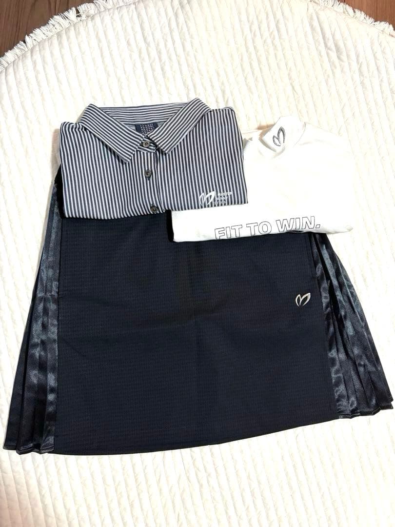 【美品】マスターバニーエディションスカートポロシャツ長袖カットソー3点セット