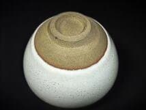 古狭間窯 加藤青山造 白天目茶碗