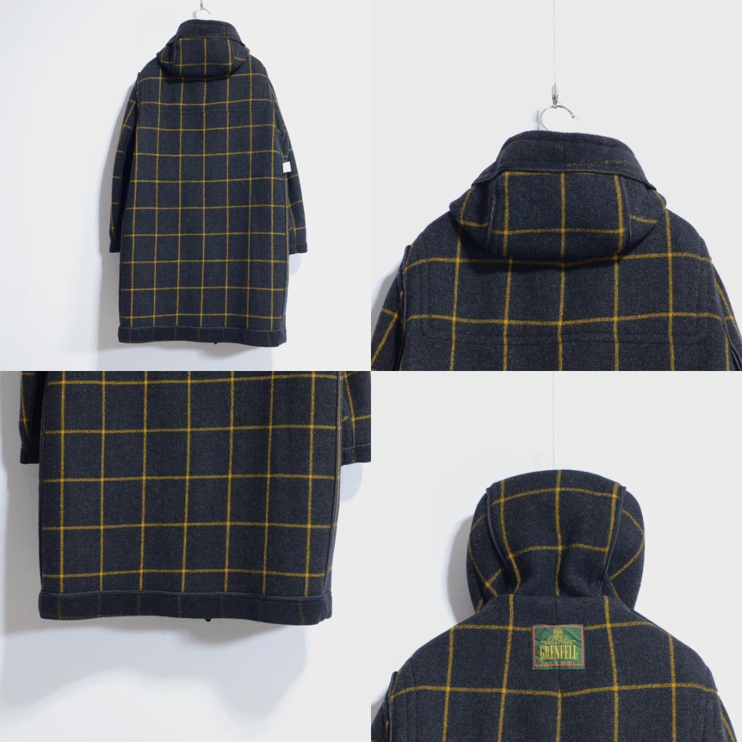 超極上品 グレンフェル ダッフル ムーアブルック グレー×オレンジ サイズ36