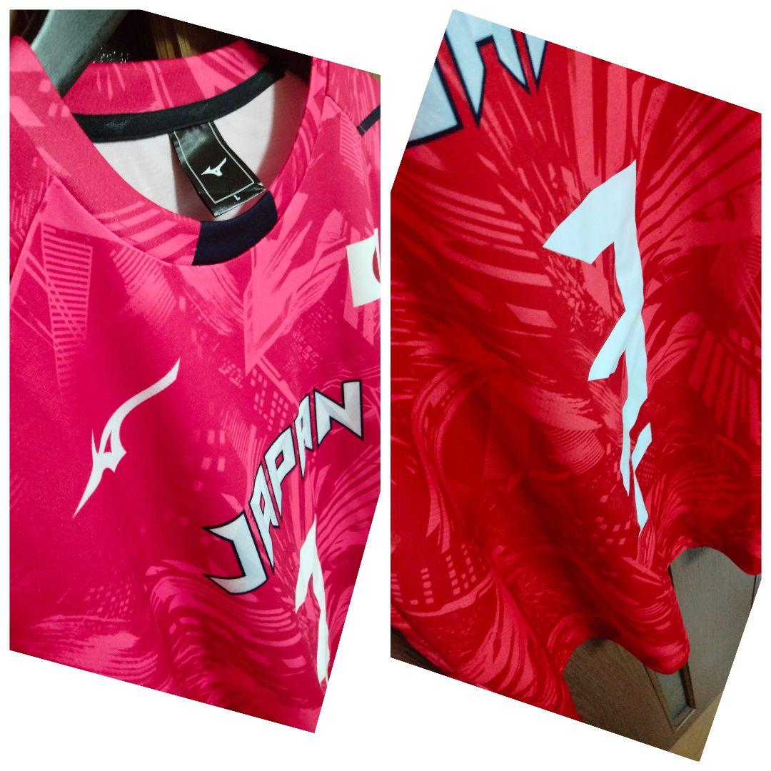ミズノ バレーボール女子日本代表 古賀紗理那 #3 ユニフォーム Tシャツ