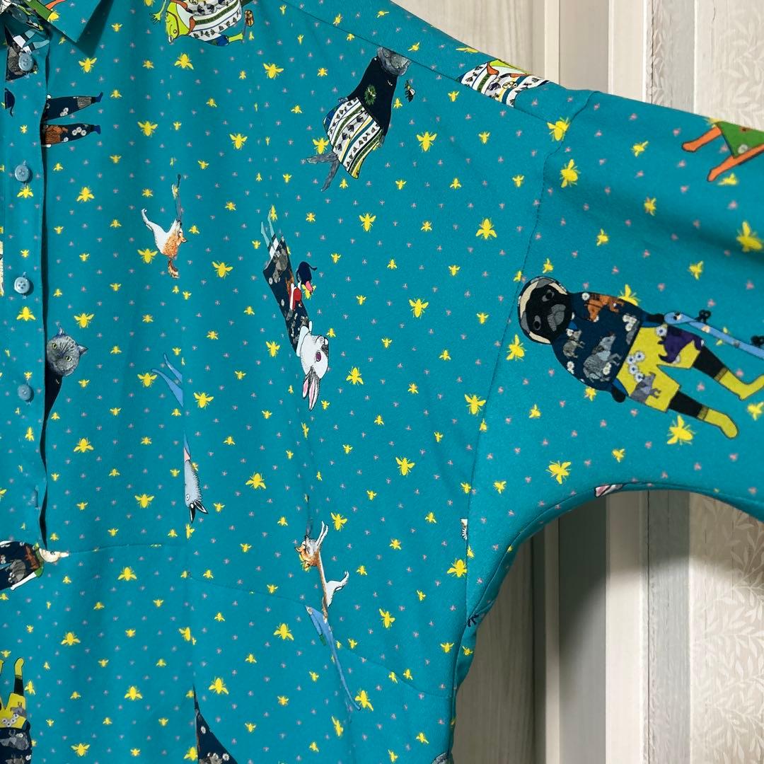 mannine マンナイン　長袖ワンピース　フリーサイズ　期間限定値下げ中❣️