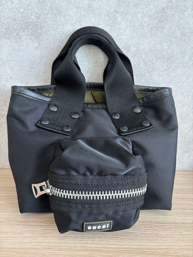 sacai ポケット トート スモール ブラック新品未使用