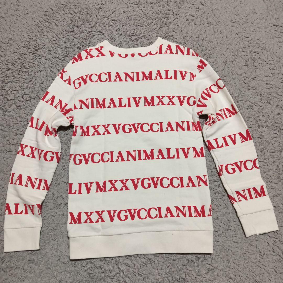 【美品】GUCCI トレーナー　スウエット　ロゴ　プリント　サイズ12