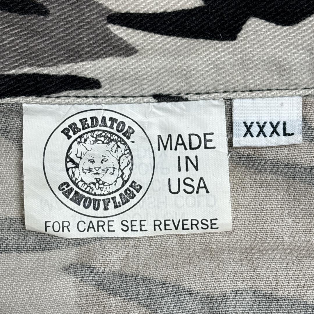 希少 PREDATOR CAMO USA Military Jacket 3XL