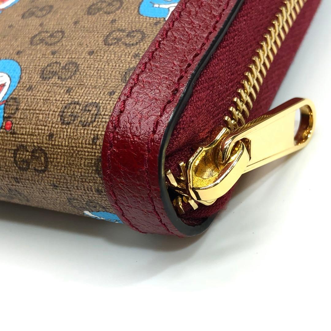 未使用✨箱付 グッチ ドラえもん コラボ GGスプリーム マーモント 長財布
