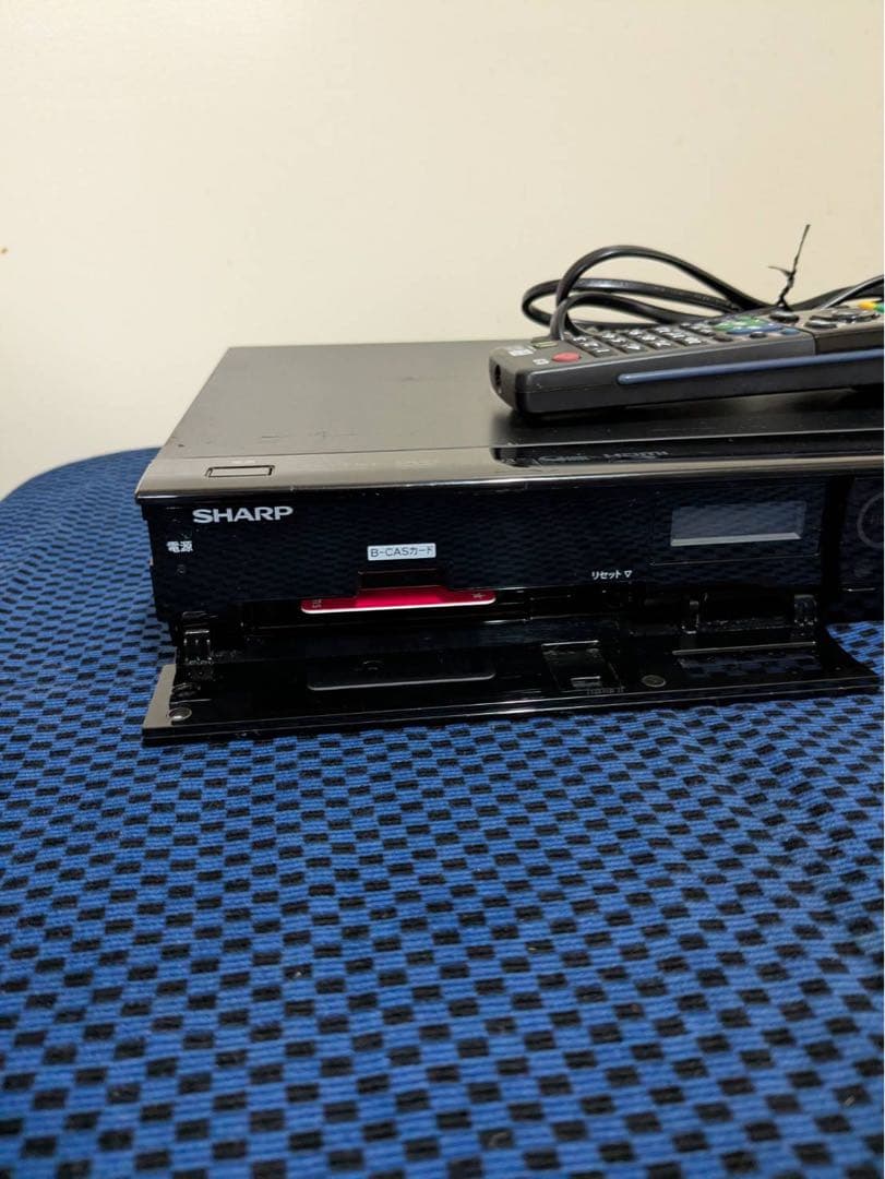 SHARP ブルーレイレコーダー リモコン付き 2TB