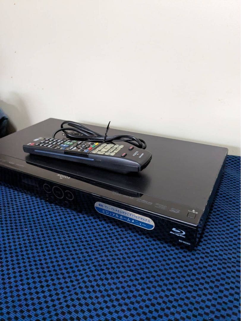 SHARP ブルーレイレコーダー リモコン付き 2TB