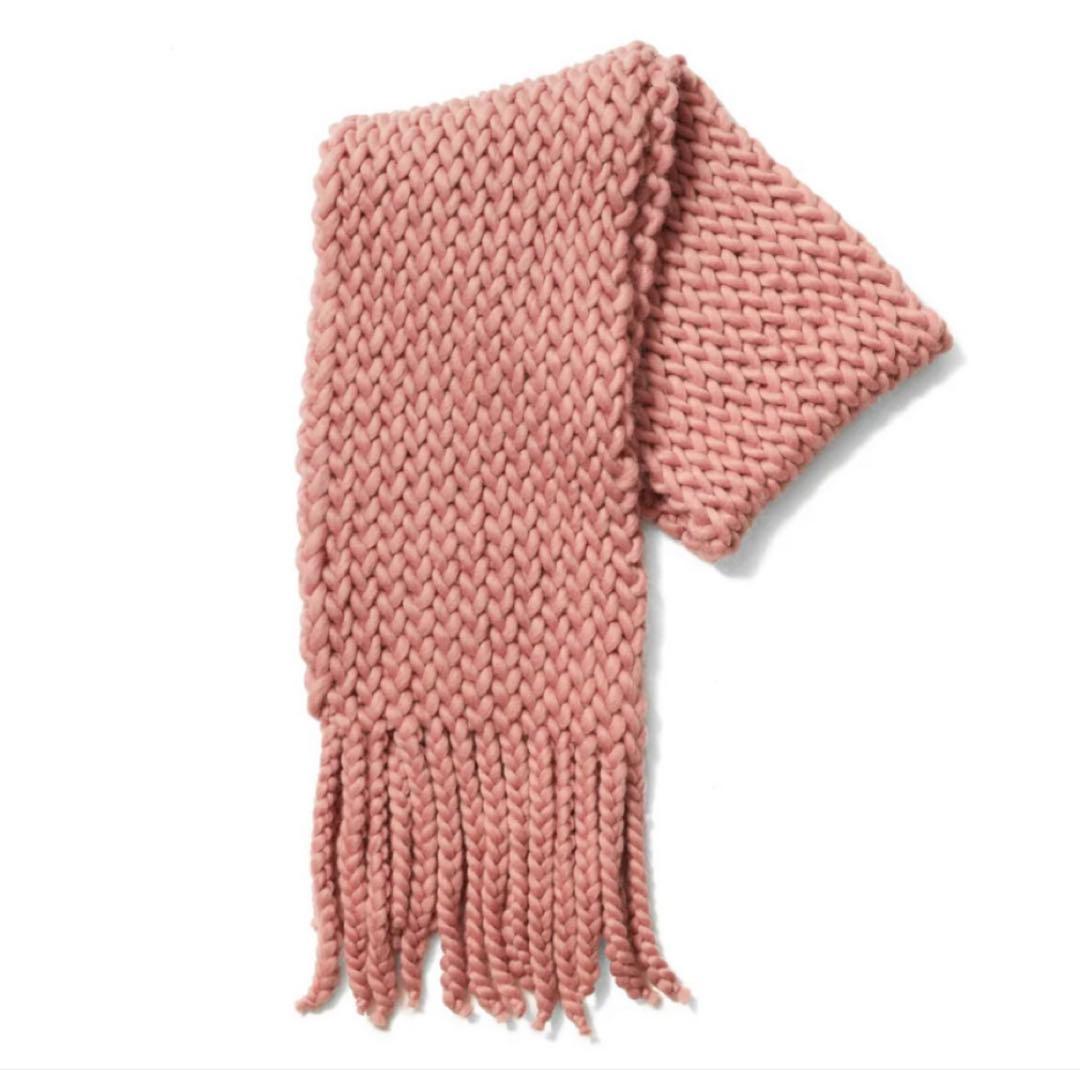 aLORS paris マフラー　カブラージュ　ピンク　アロー　パリ　未使用品