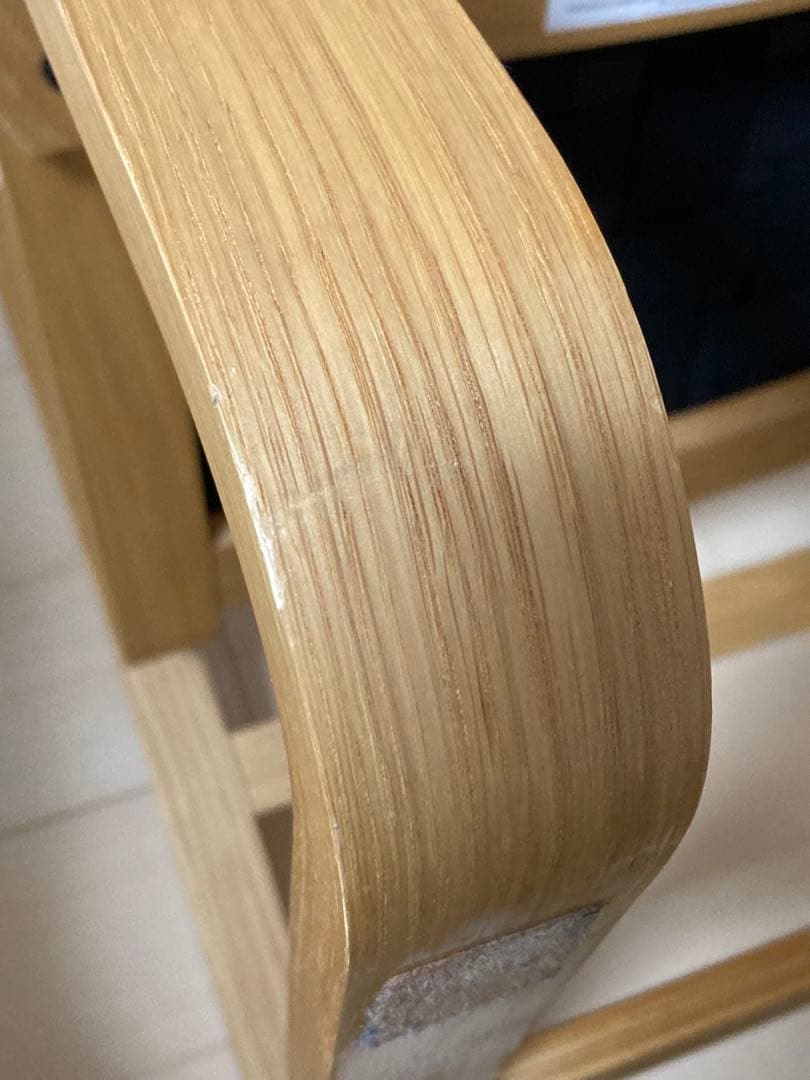 無印良品　リビングでもダイニングでもつかえるソファチェア・オーク材