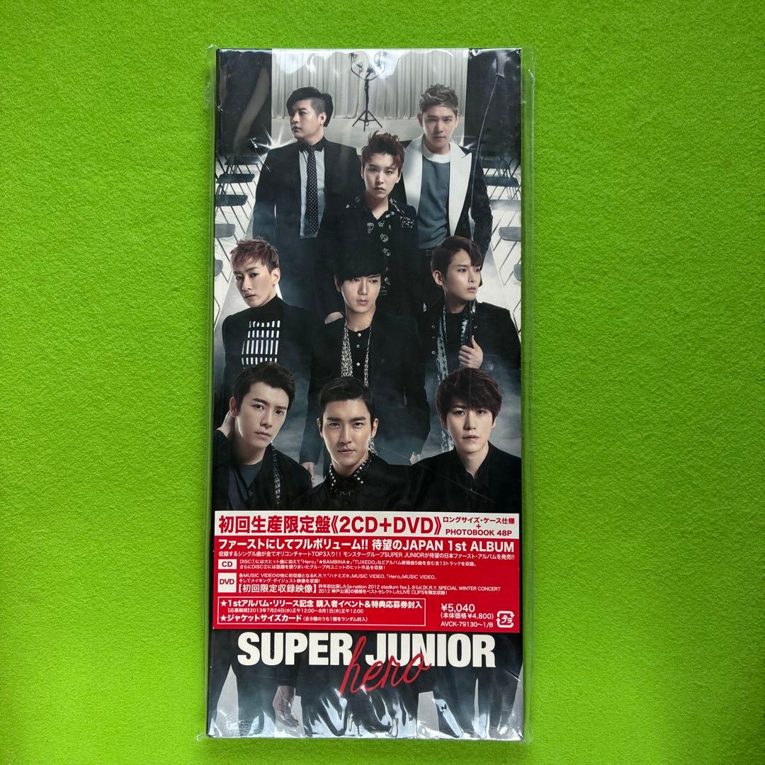 初回限定盤■SUPER JUNIOR Japan 1st album『Hero』