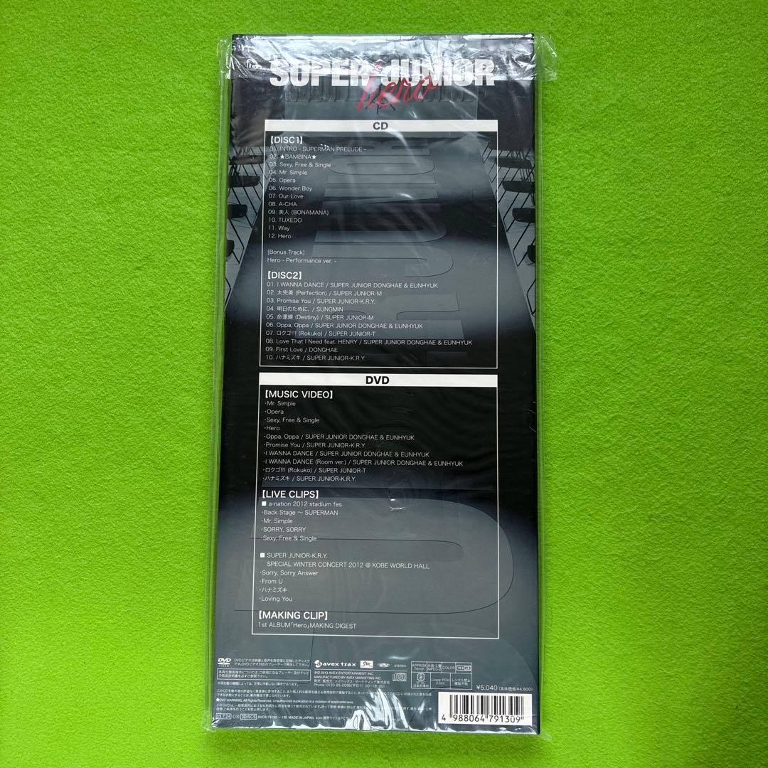 初回限定盤■SUPER JUNIOR Japan 1st album『Hero』