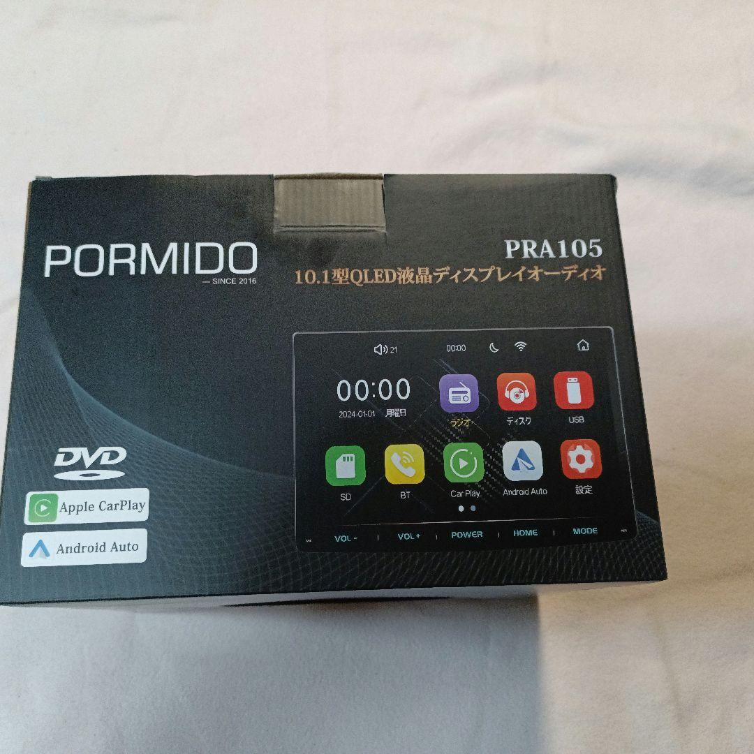 g*d様 PORMIDO PRA105 ディスプレイオーディオDVD再生　新品未