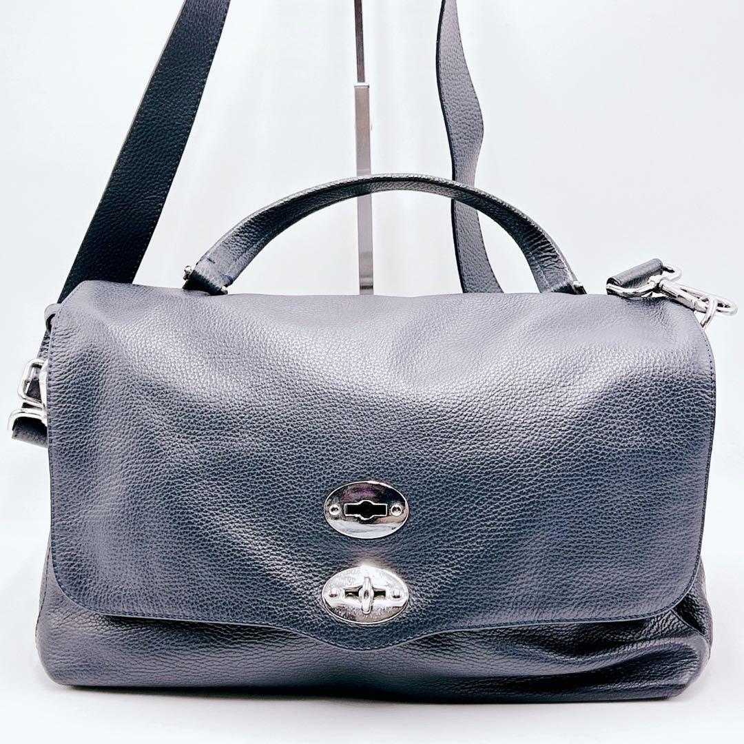 ✨美品✨ZANELLATO ポスティーナ Lサイズ ネイビー