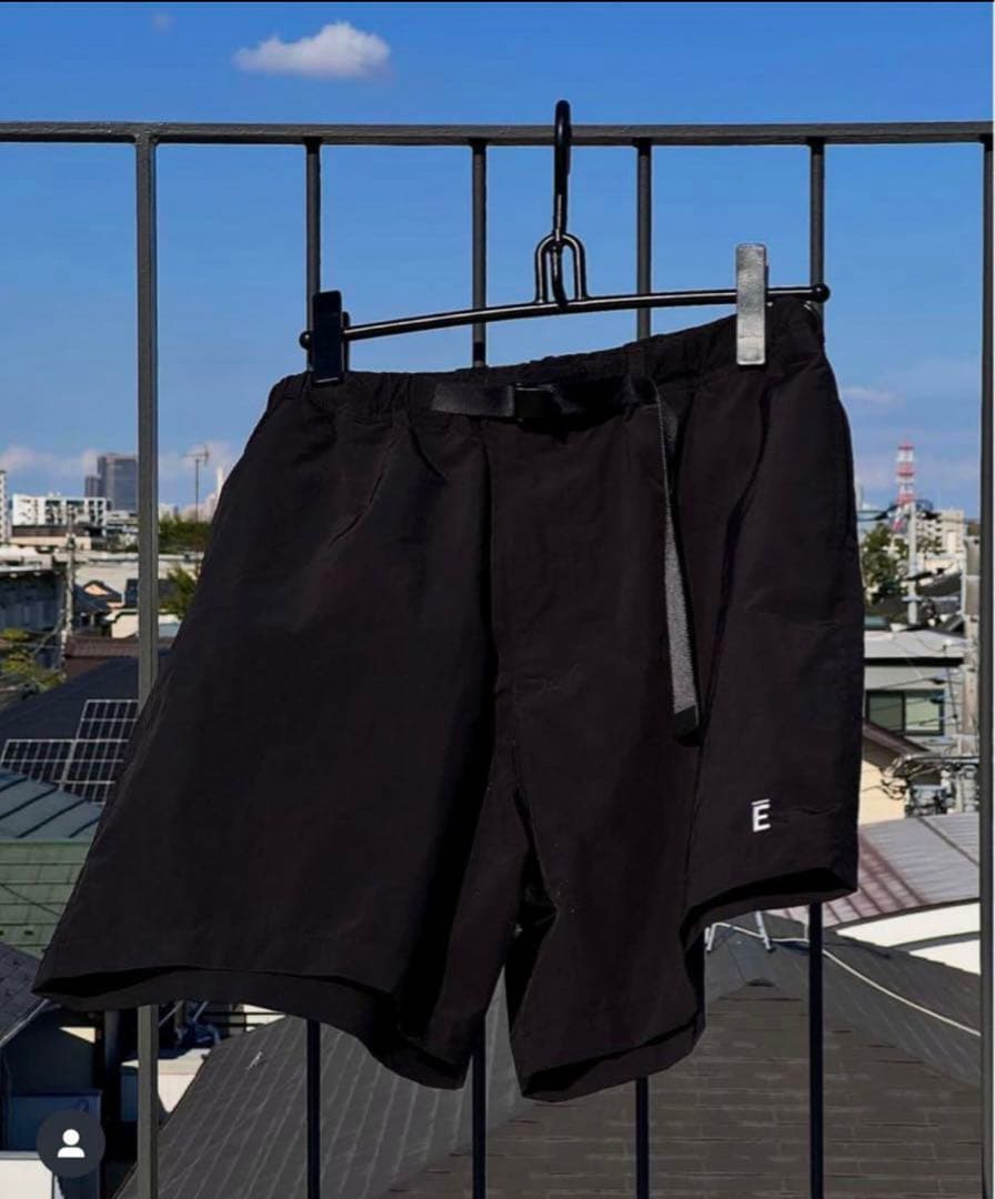 ENNOY Nylon Easy Shorts 24SS ブラック ハーフパンツ