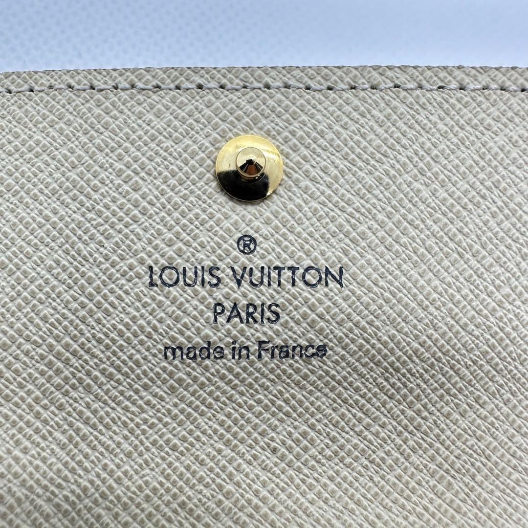 《未使用品》 ルイヴィトン ダミエ アズール ミュルティクレ4 キーケース