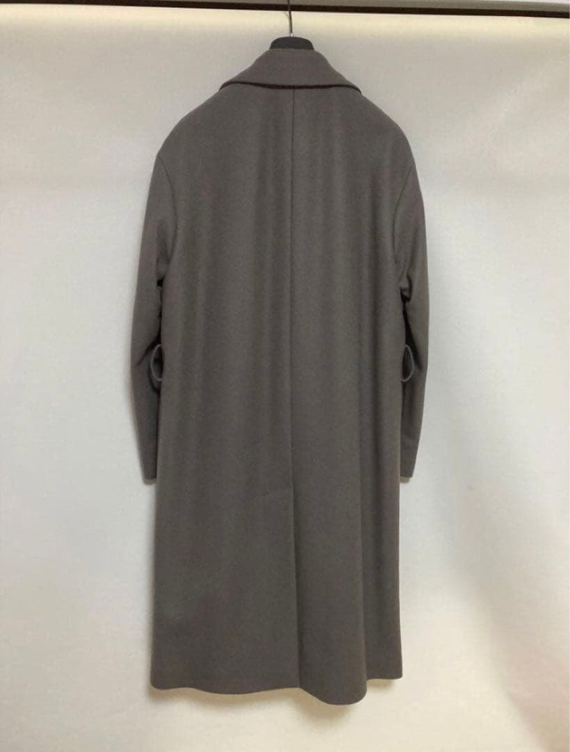 最終値下げ　hevoチェスターコート グレー　サイズ44