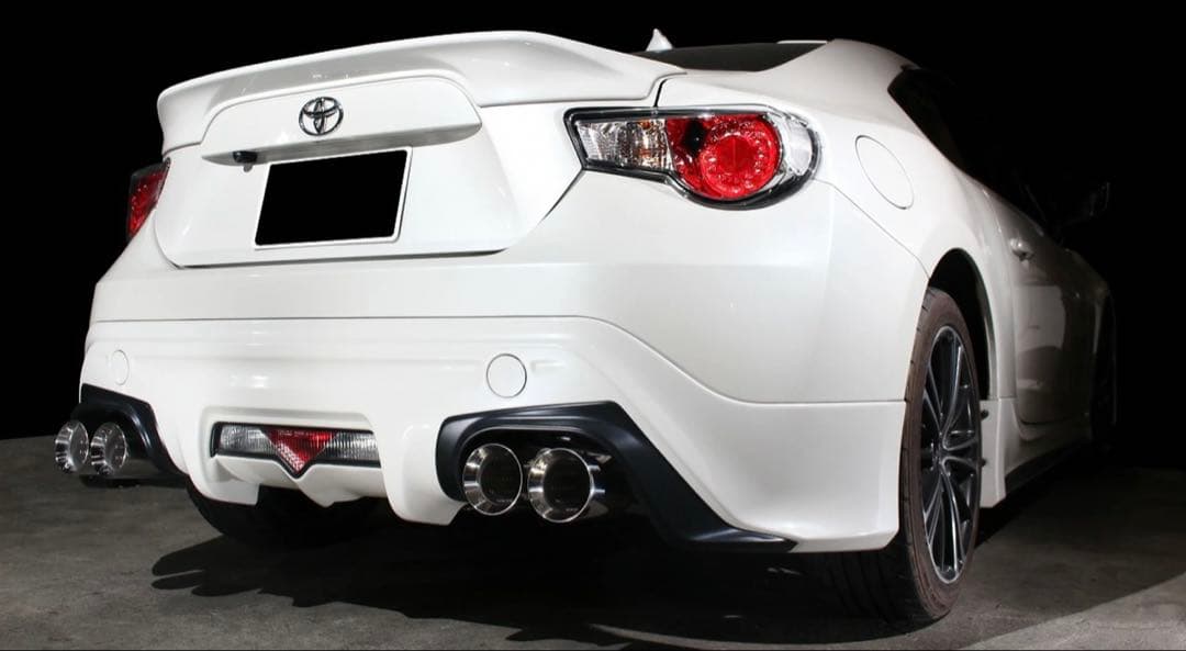 スリーキャッツ トヨタ86 ZN6 4本出しマフラー センター＆リアピースSet