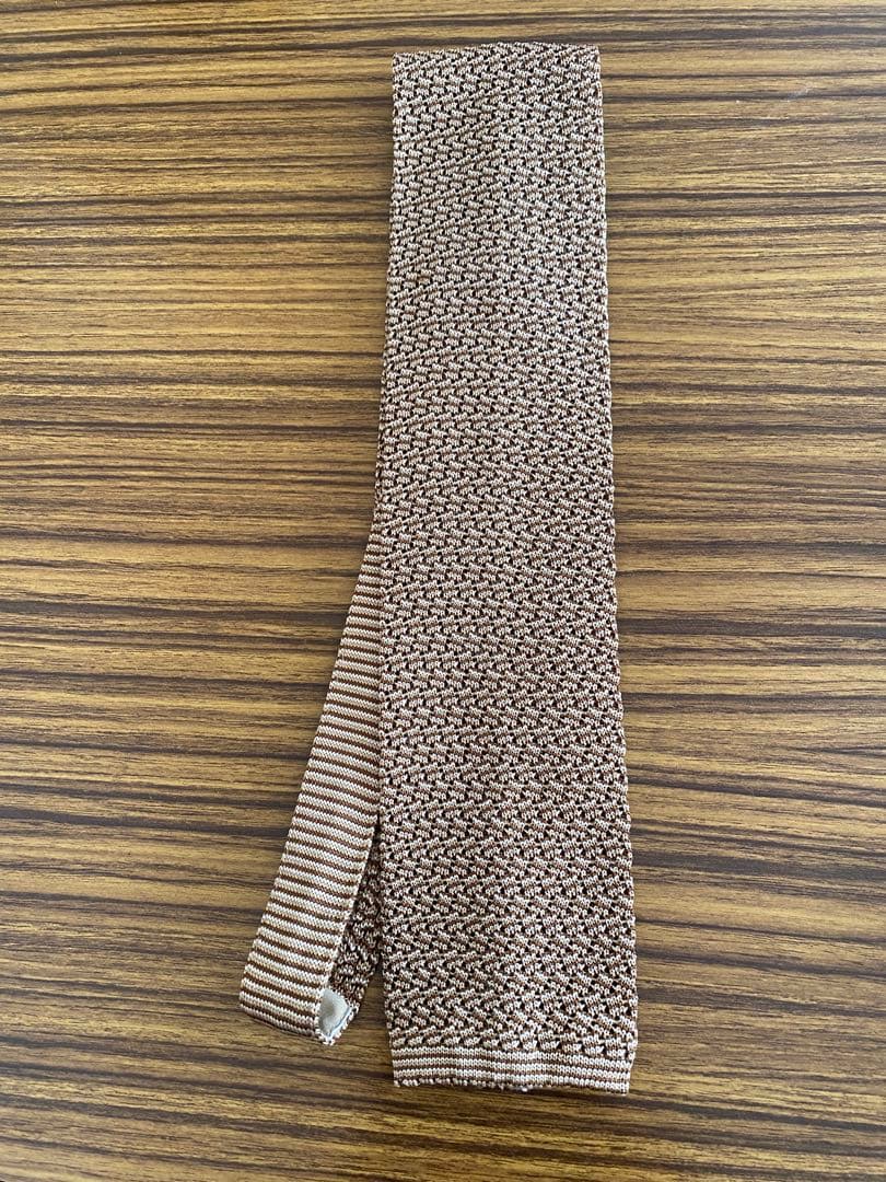 アット ヴァンヌッチ　シルクメランジニットタイ タイユアタイ　ビームスエフ