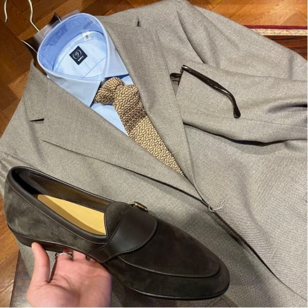 アット ヴァンヌッチ　シルクメランジニットタイ タイユアタイ　ビームスエフ