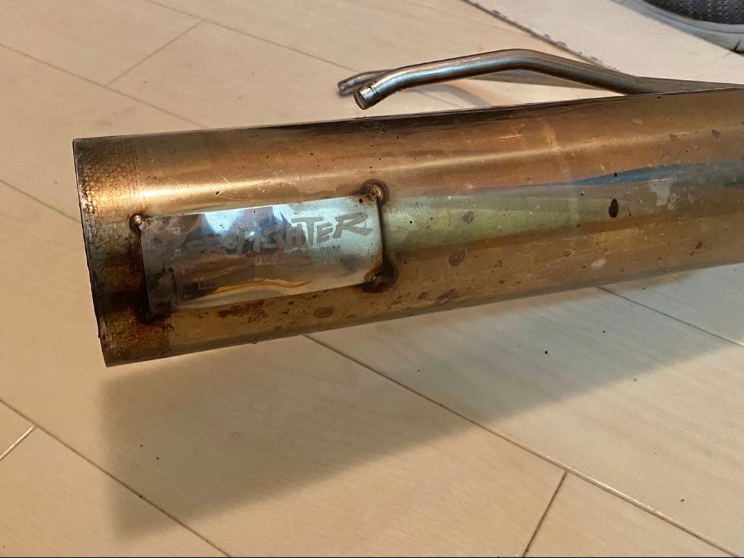 GE系 ge フィット ゼロファイターリアピース ストレートマフラー