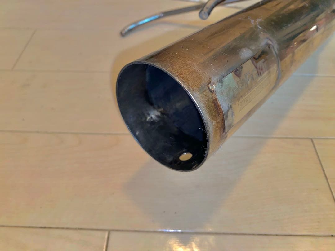 GE系 ge フィット ゼロファイターリアピース ストレートマフラー