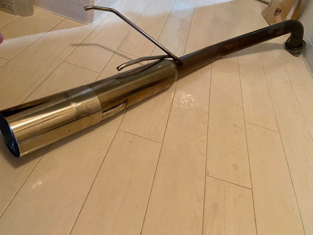 GE系 ge フィット ゼロファイターリアピース ストレートマフラー