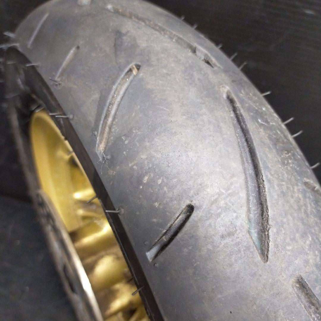 ★10　ヤマハ　JOG ZR SA39J　前後ホイール　キャスト　ゴールド