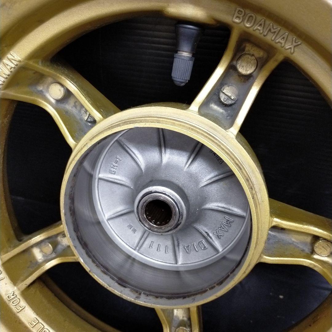 ★10　ヤマハ　JOG ZR SA39J　前後ホイール　キャスト　ゴールド