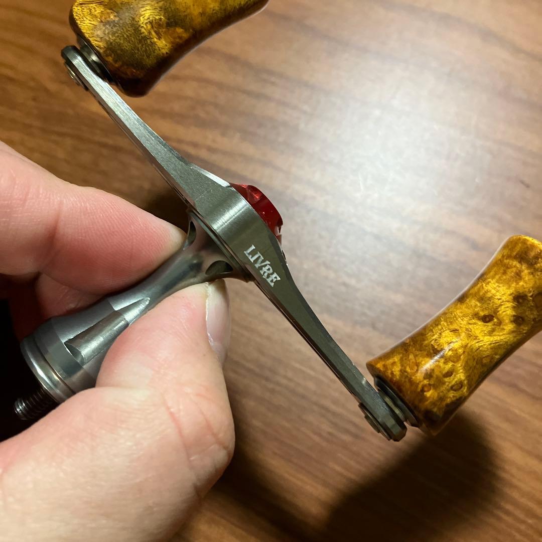 レア　シマノ　S1用　LIVRE カスタムハンドル　左巻き