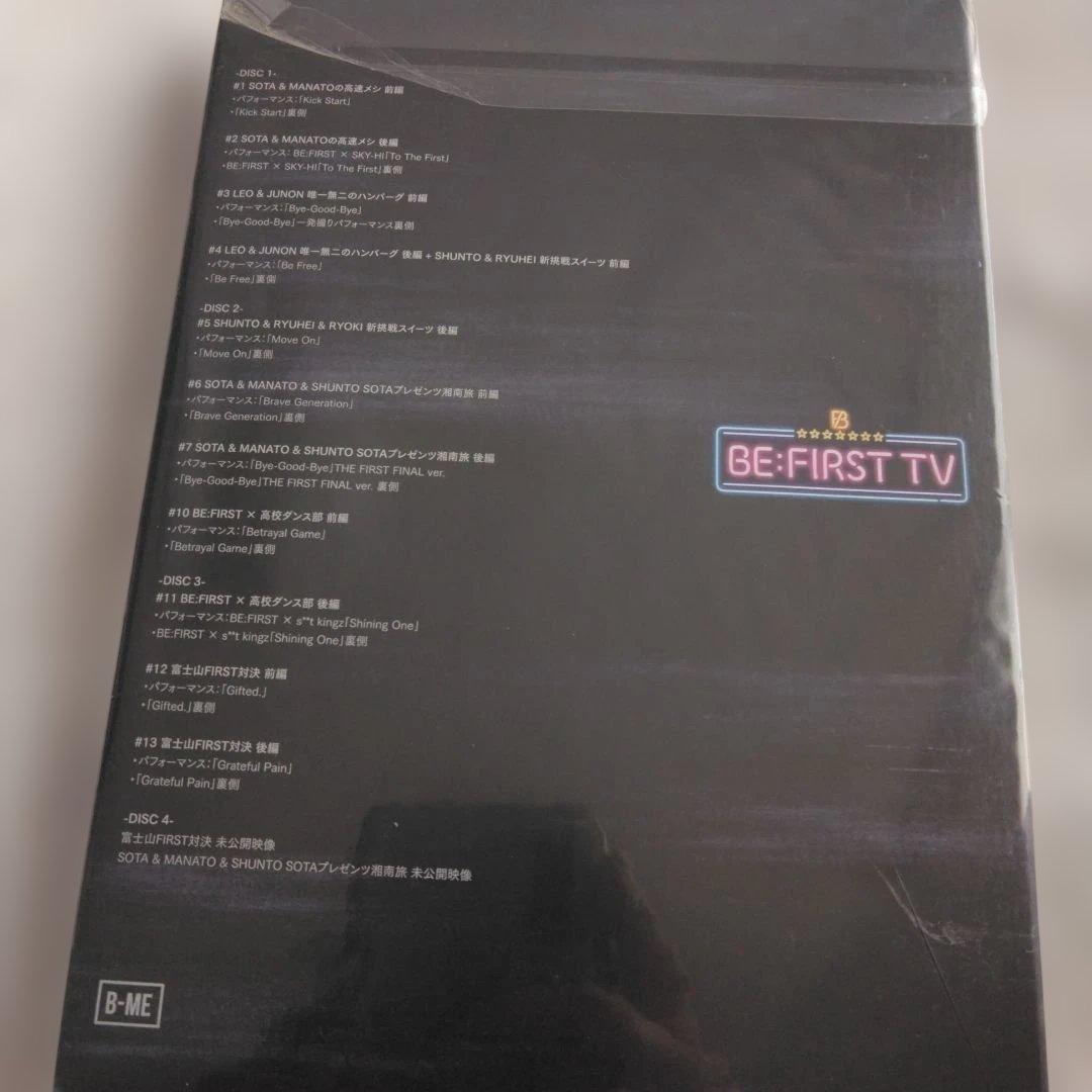 BE:FIRST TV Season 1 、2 DVD