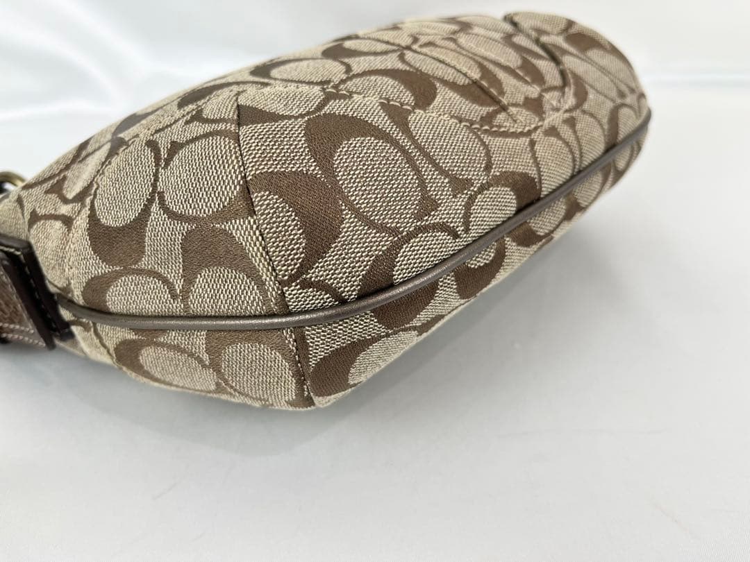 COACH ワンショルダー シグネチャー キャンバス パイソンショルダー