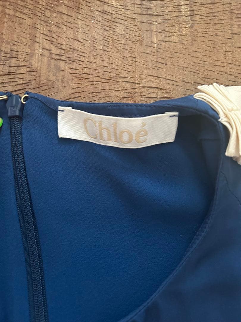 【もも 】Chloe ドレス　ブルー