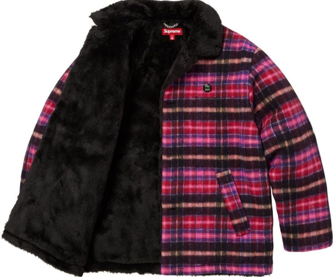 Supreme Plaid Car Coat 最安値