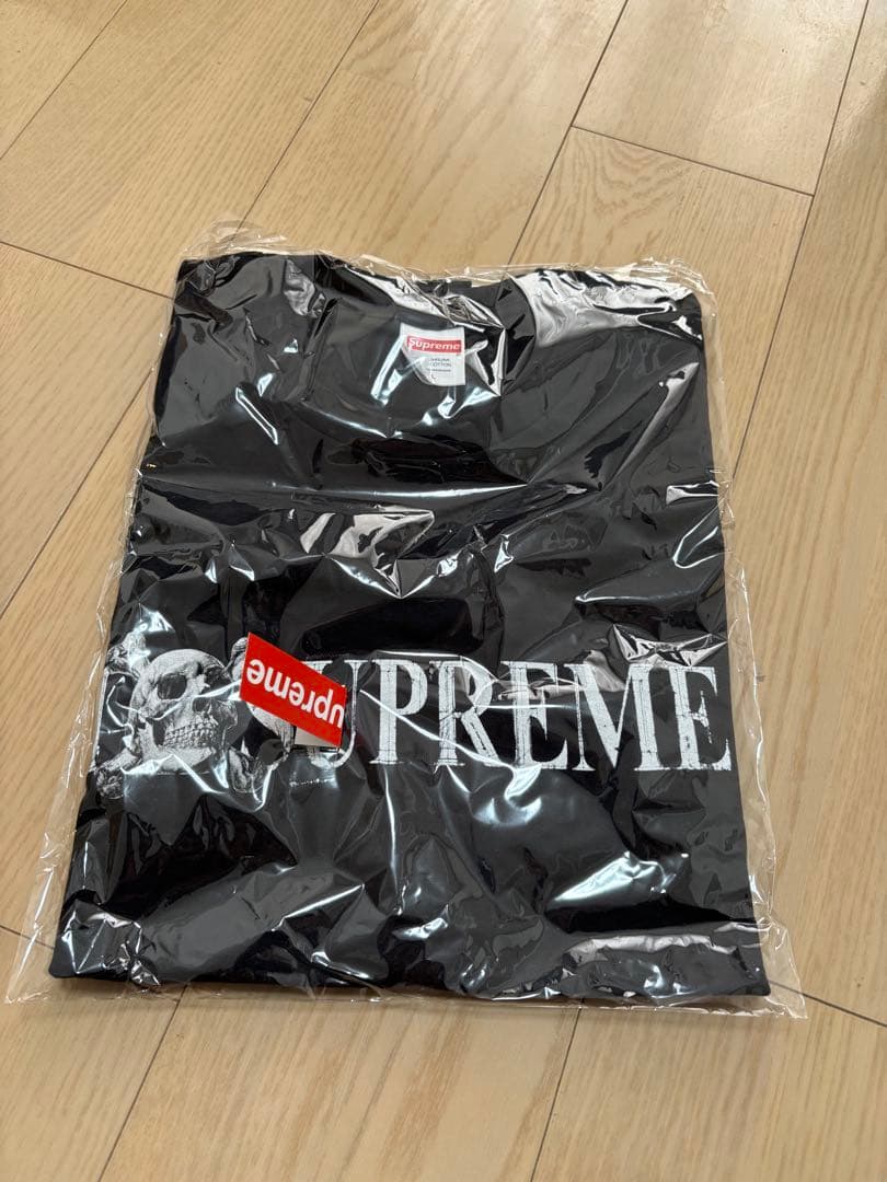 supreme SUPREME Skull Tee ブラック Tシャツ L