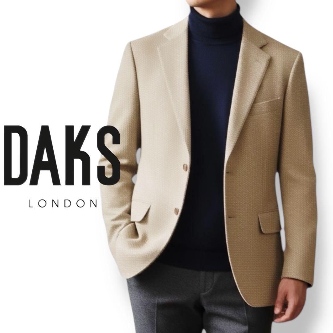 美品♡ メンズ 日本製♡ ダックス カシミヤ100% 上質 ジャケット ベージュ