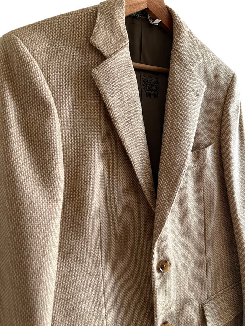 美品♡ メンズ 日本製♡ ダックス カシミヤ100% 上質 ジャケット ベージュ