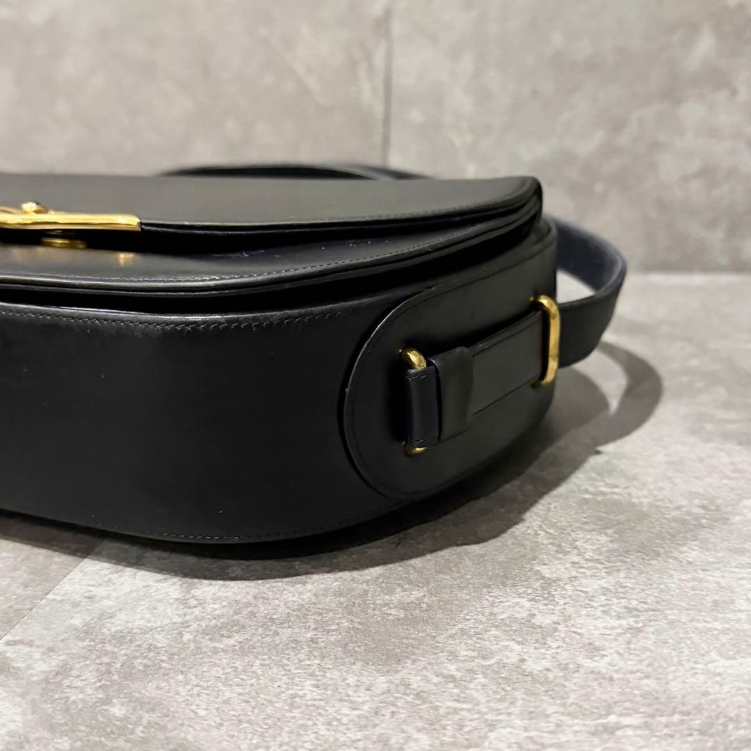 ⭐️カルティエ⭐️サファイアライン ショルダーバッグ ブラック レザー