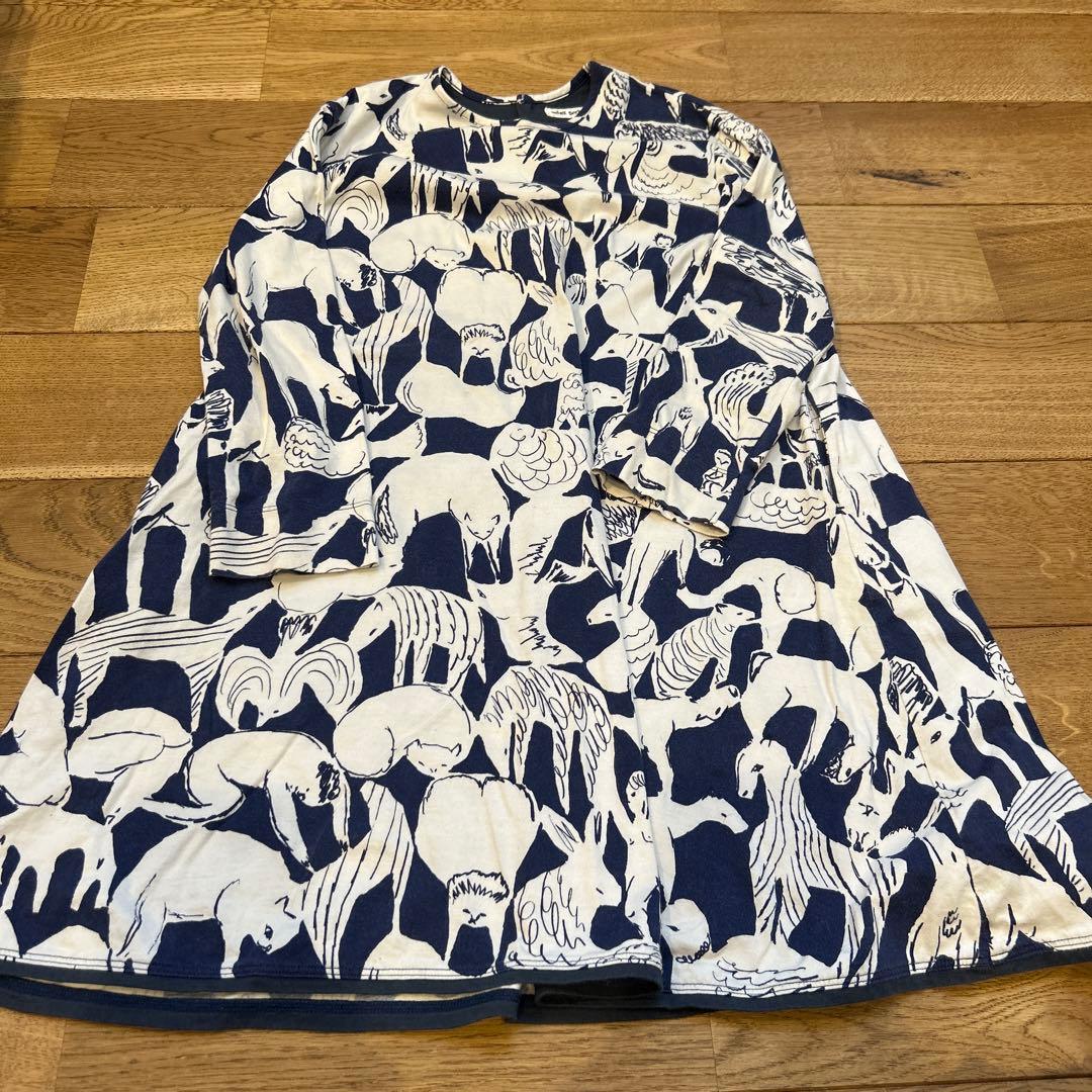 ミナペルホネン　ライフパズル　ワンピース　130