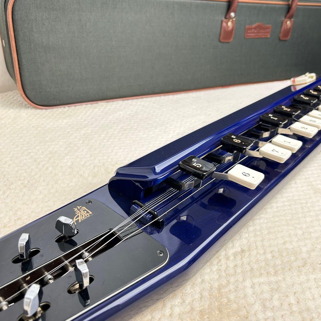 【超希少カラー】SUZUKI スズキ 電気大正琴 蘭 　アルト　青色　ブルー